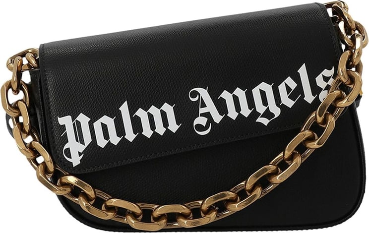 Palm Angels Crash logo-print shoulder bag Zwart