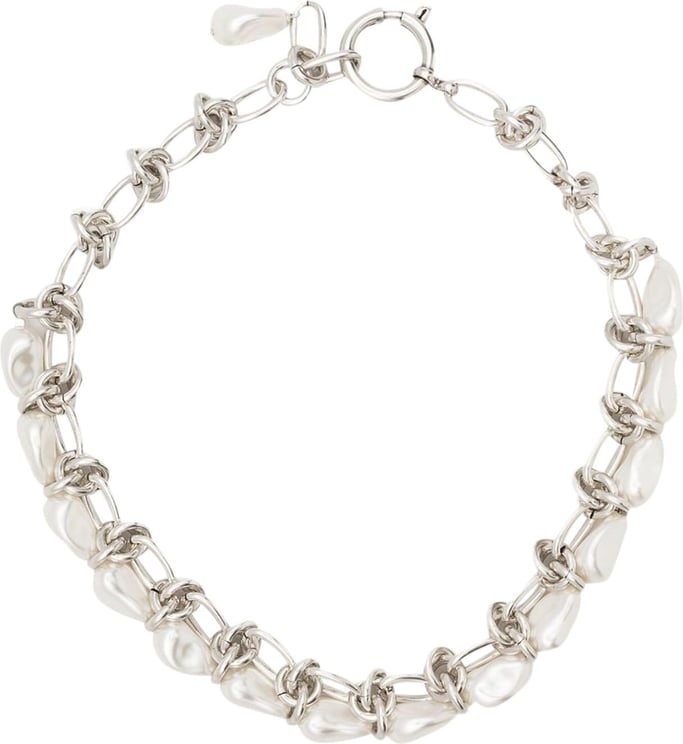 Isabel Marant faux pearl-embellished bracelet Metallic