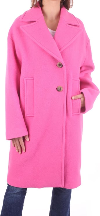 Pinko Coats Fuchsia Pink Roze