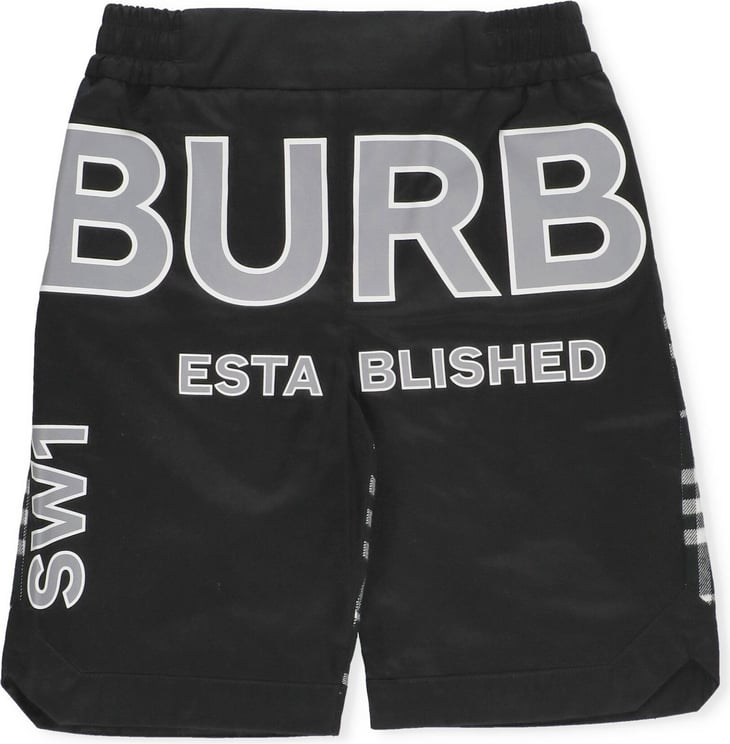 Burberry Shorts Black Zwart