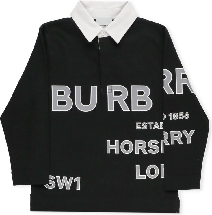 Burberry T-shirts And Polos Black Zwart