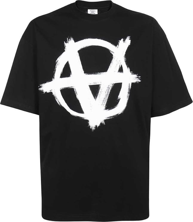 Vetements VETEMENTS T-Shirt Clothing Black/white XS 22FW Zwart