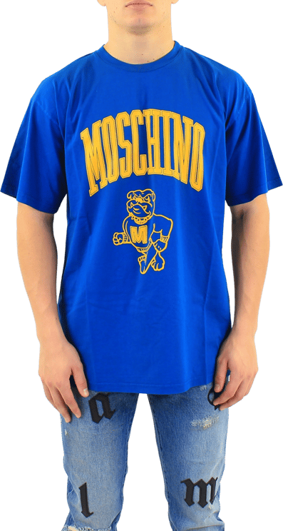 Moschino Moschino-T-Shirt Blauw