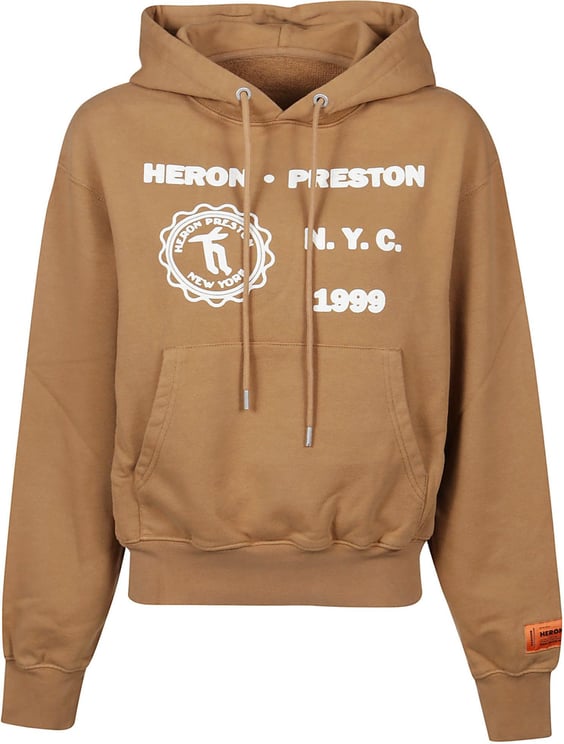 Heron Preston Medieval Heron Sweatshirt Brown Bruin