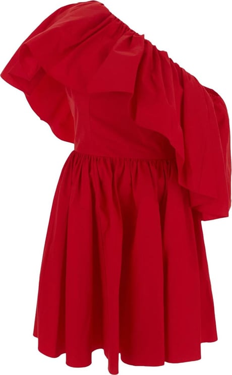 Alexander McQueen Red Mini Dress Rood