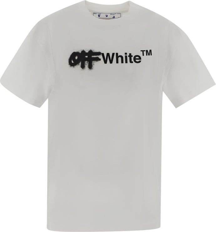 OFF-WHITE Spray Over Skate T-shirt Wit