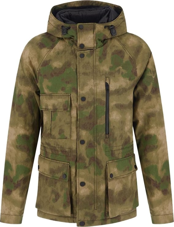 Woolrich Camouflage-Print Jacket Groen