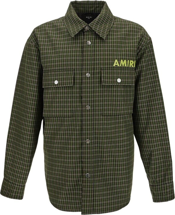 Amiri Logo Overshirt Jacket Groen