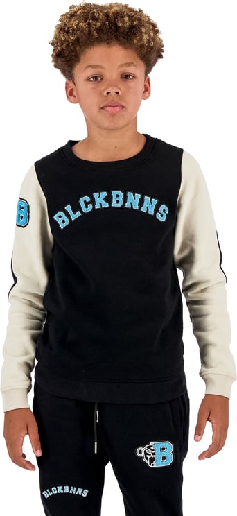 Black Bananas Jr College Sweater | Black Zwart