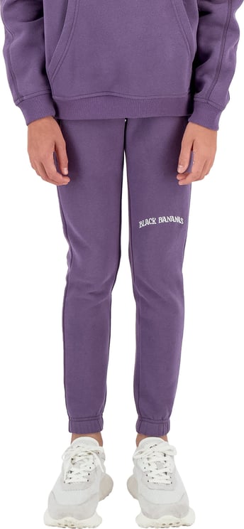 Black Bananas Jr Grl Blossom Sweatpants | Purple Paars