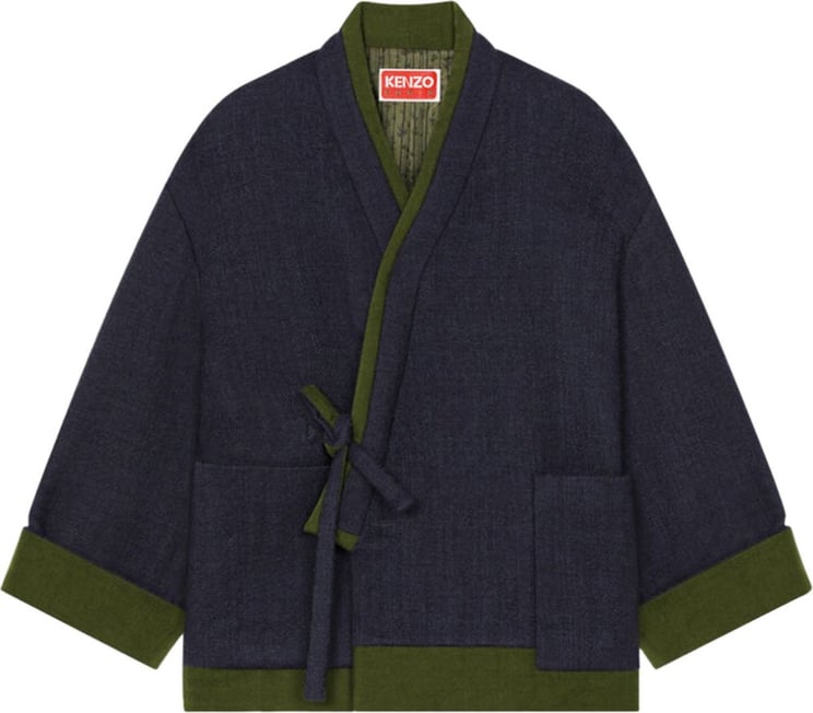 Kenzo Kimono Jacket Blauw