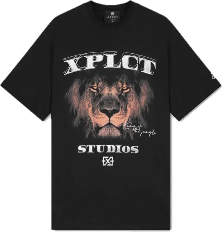 XPLCT Studios Leo T-Shirt Senior Black Zwart