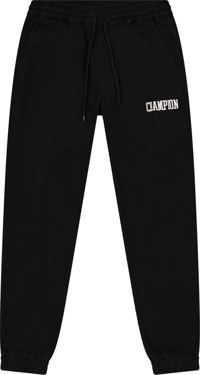 Champion Pants Di Track Suit Man Elastic Cuff Pants 218170.kk001 Zwart