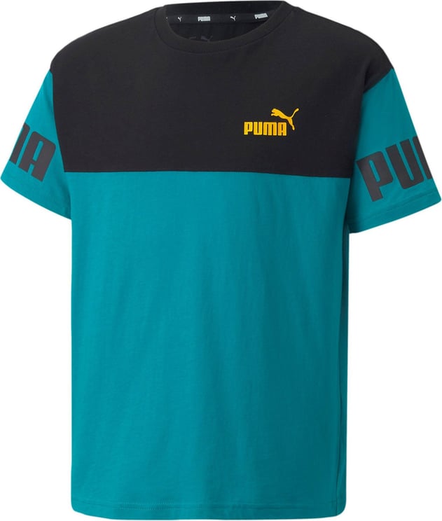Puma T-shirt Kid Power Colorblock Tee 670097.27 Divers