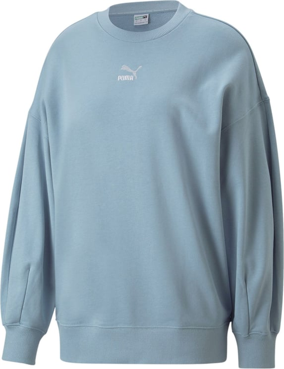 Puma Sweatshirt Woman Classic Oversized Crew 535682.79 Blauw