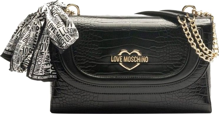Love Moschino Croco Big Bag Beige