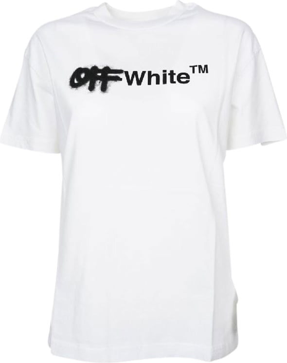 OFF-WHITE Spray Helvetica Logo Wit