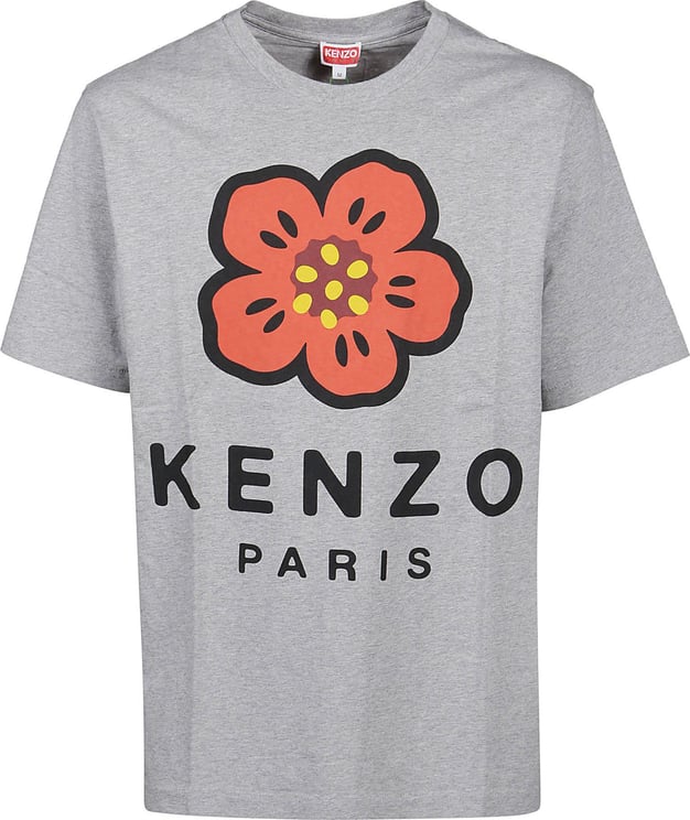 Kenzo Seasonal Logo Classic T-shirt Grey Grijs