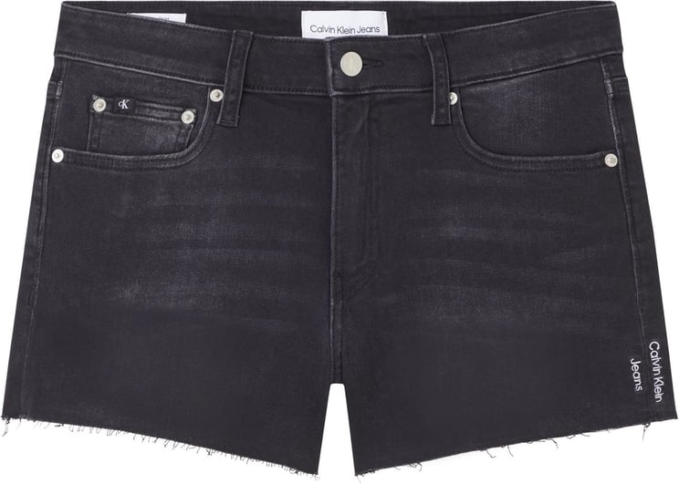 Calvin Klein Shorts Woman Mid Rise Short J20j218505.1by Zwart