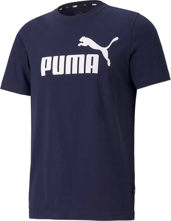 Puma T-shirt Man Ess Logo Tee 586666.06 Blauw