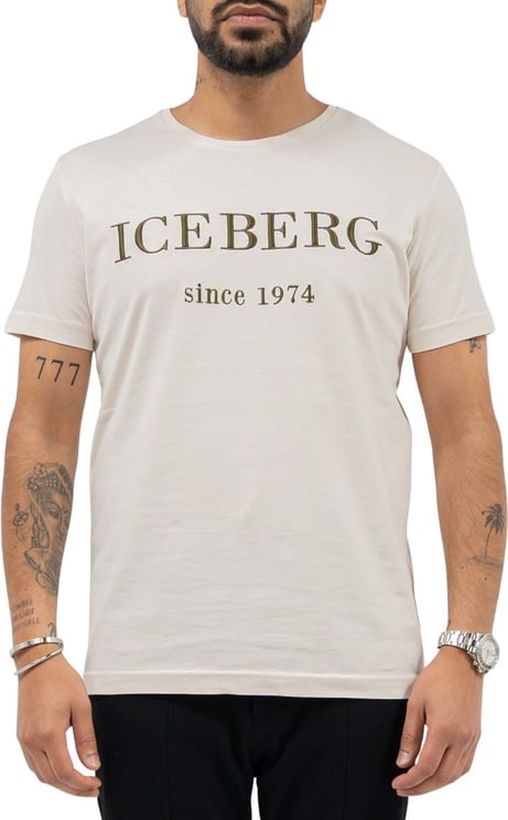 Iceberg T-Shirt Ecru Beige