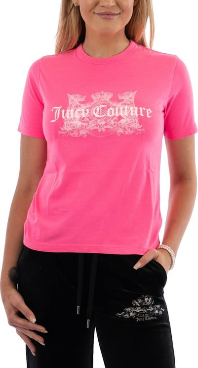 Juicy Couture Juicy GRL Friend Dog T-shirt Roze