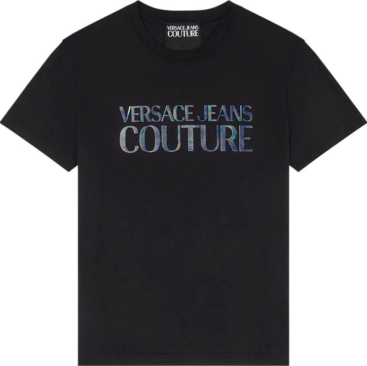 Versace Jeans Couture Logo T-shirt Zwart Zwart