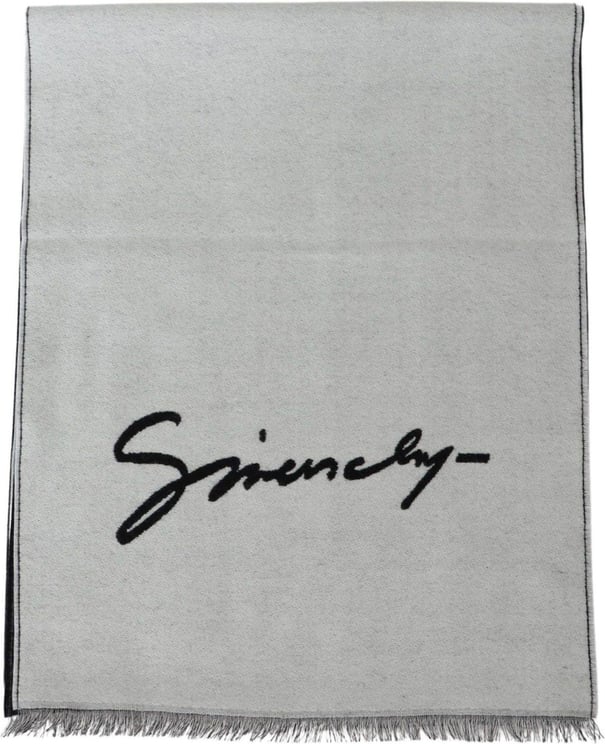 Givenchy Givenchy Signature Logo Scarf Zwart