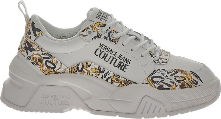Versace Jeans Couture Printed Sneakers Wit