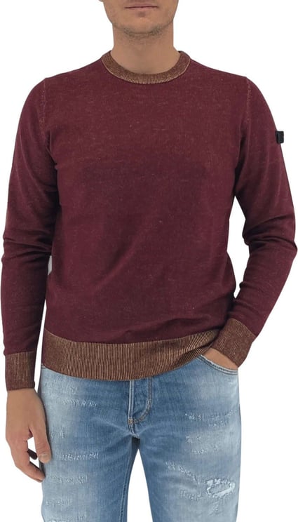 Peuterey Sweaters Bordeaux Red Rood