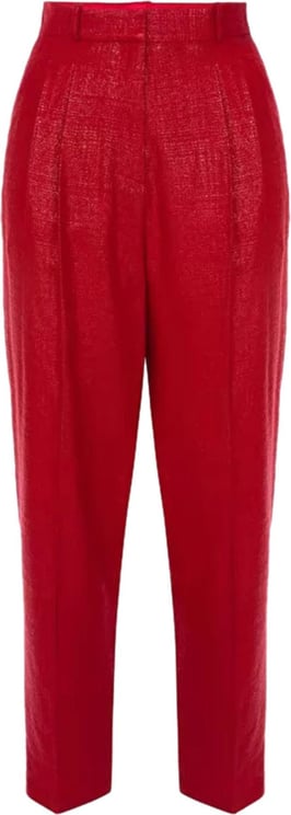 Elisabetta Franchi Woman's pants red Rood