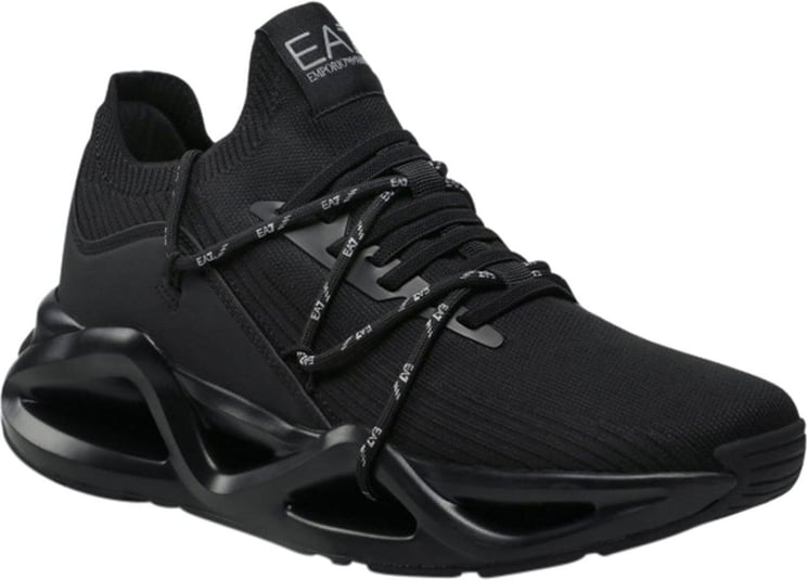 EA7 Sneaker black Zwart