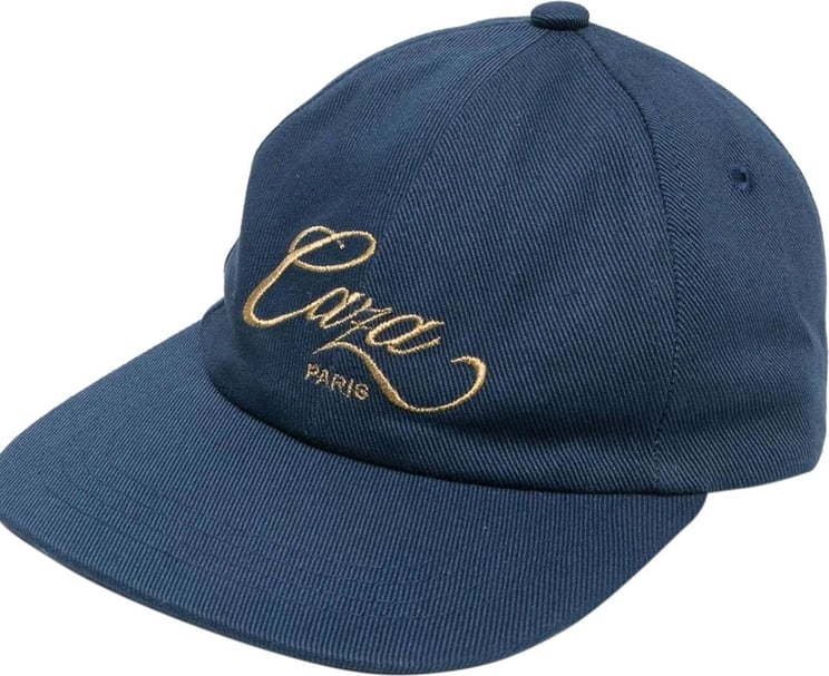 Casablanca logo-embroidered cap Blauw