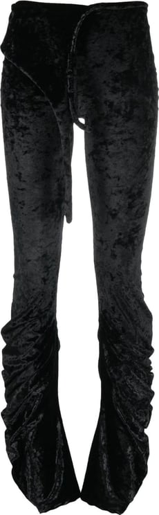Ottolinger Velvet Drape Pants Black Zwart