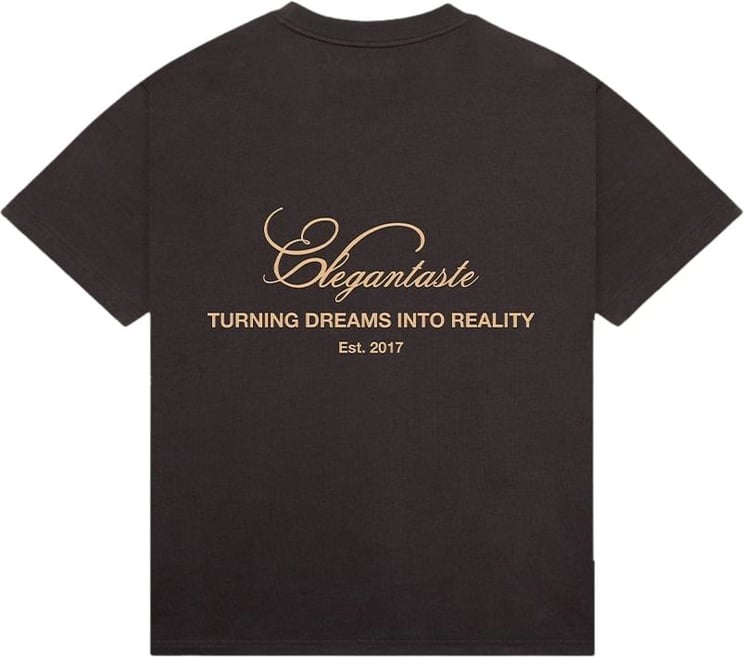 Elegantaste Turning Dreams Into Reality T-shirt Zwart