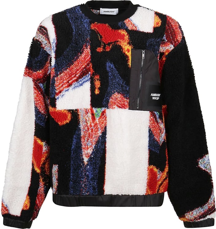 AMBUSH Teddy Jacquard Sweatshirt Multicolour Divers