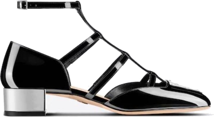 Dior Dior Patent Leather Bow Pumps Zwart