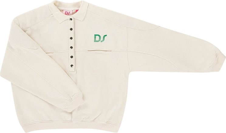 Dolly Sports Polo Sweater Wit Wit