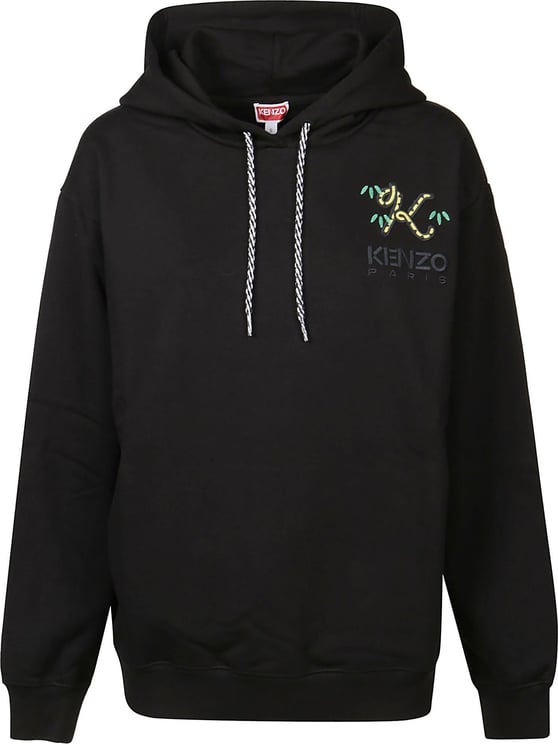 Kenzo Crest Logo Regular Sweatshirt Black Zwart