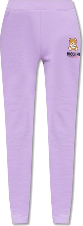 Moschino Moschino Underwear Logo Sweatpants Paars
