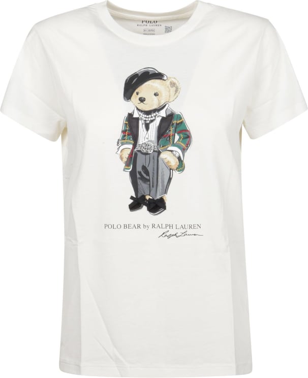 Ralph Lauren Bear T-shirt White Wit