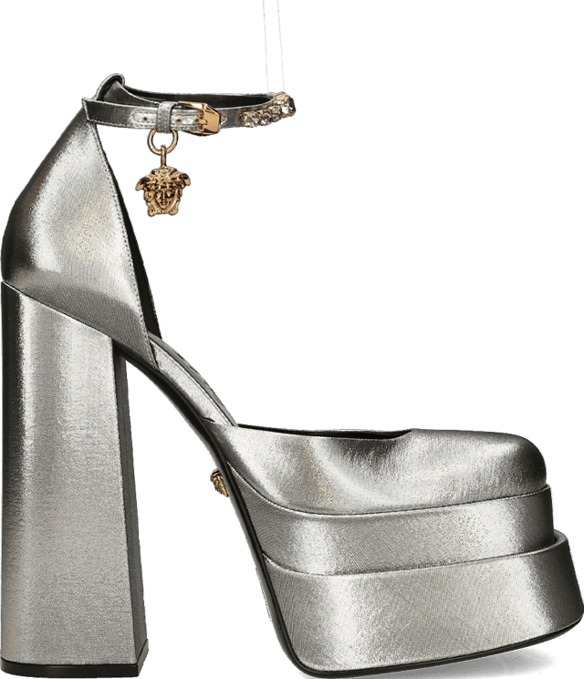 Versace pumps zilver Zilver