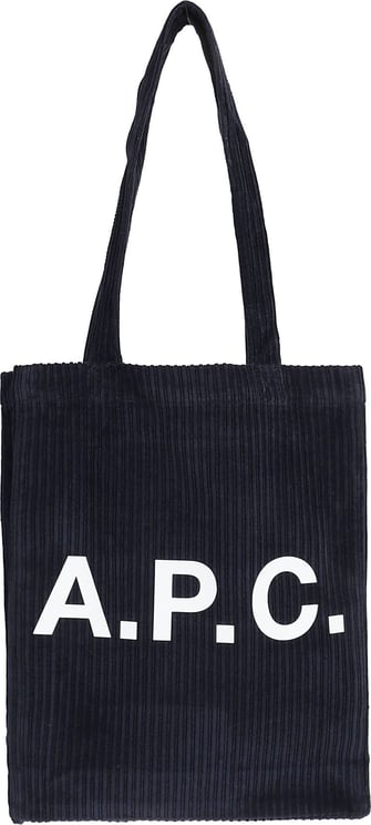 A.P.C. Lou Tote Bag Blue Blauw