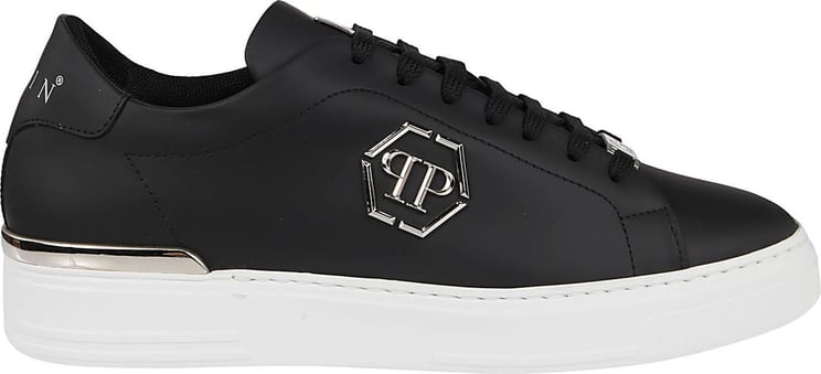 Philipp Plein Low Top Sneakers Hexagon Black Zwart
