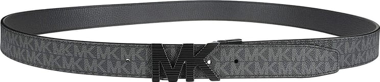 Michael Kors Belt Stripe Ctfr Mk Black Zwart