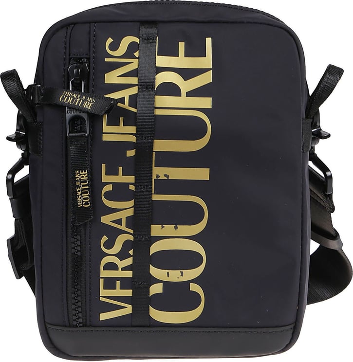 Versace Jeans Couture Range Logo Couture Sketch 7 Messenger Bag Black Zwart