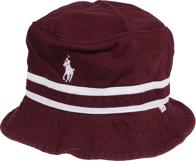 Ralph Lauren Loft Bucket Hat Red Rood