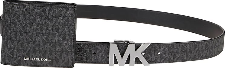 Michael Kors Billfold With Belt Box Set Black Zwart