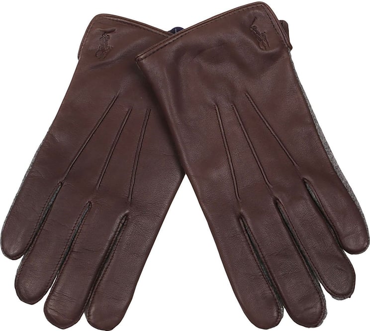 Ralph Lauren Nappa Hybrid Glove Brown Bruin