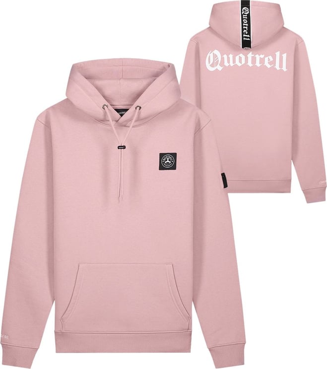 Quotrell Quotrell Commodore Hoodie Mauve - Wit Roze